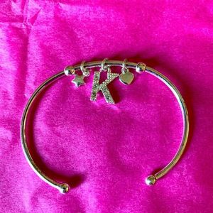 3/$10 Letter “K” Charm Bracelet